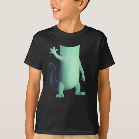 Weirdcore Lizard Lizard Lizard Meme T-Shirt (Vorderseite)