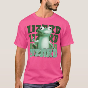 Weirdcore Tier Eidechse Eidechse Eidechse Mädchen T-Shirt