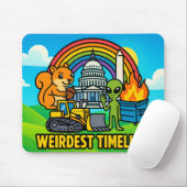 Weirdest Timeline Mousepad by Phil Elmore (Mit Mouse)