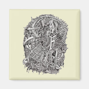 Weirdhead von Brian Benson Magnet