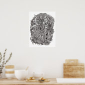 Weirdhead, von Brian Benson, Poster (Küche)