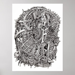 Weirdhead, von Brian Benson, Poster