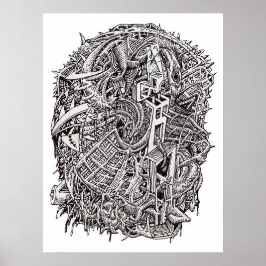 Weirdhead, von Brian Benson, Poster (Vorne)