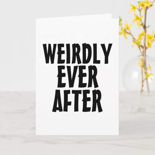 WEIRDLY JE NACH DEM WEDDING-FINANZKARTE KARTE (Gelbe Blume)