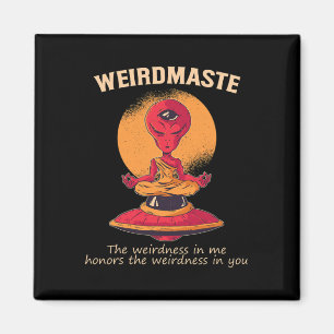 Weirdmaste-Definition Außerirdischer Mönch Ufo Yog Magnet