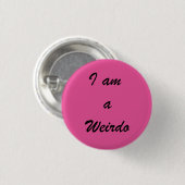 Weirdo Abzeichen Button (Vorne & Hinten)