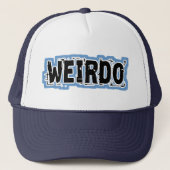 WEIRDO - Blue Background Truckerkappe (Vorderseite)