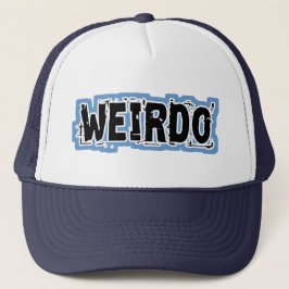 WEIRDO - Blue Background Truckerkappe