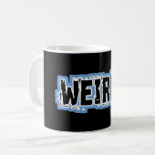 WEIRDO KAFFEETASSE (Vorderseite Links)