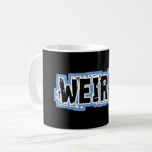 WEIRDO KAFFEETASSE (Vorderseite Links)