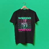 WEIRDO mehrmals Typografie T-Shirt