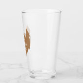 Weirdo mit einer Beardo-Tasse, Funny Mug, Bart Glas (Links)