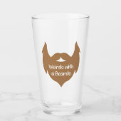 Weirdo mit einer Beardo-Tasse, Funny Mug, Bart Glas (Vorderseite)