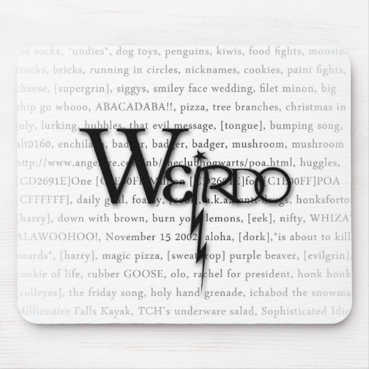 Weirdo mousepad (Vorne)