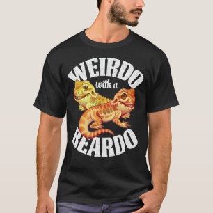 Weirdo und Beardo Bartded Dragon Lover Apparel Gif T-Shirt