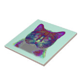 Weirdy Cat Fliese (Seite)