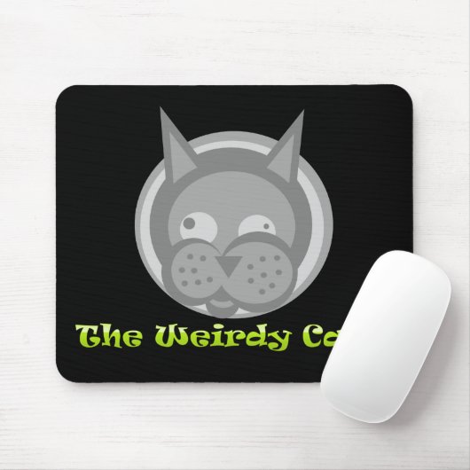 Weirdy Katzen Mousepad (Mit Mouse)