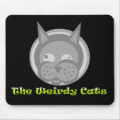 Weirdy Katzen Mousepad (Vorne)