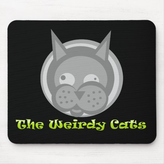 Weirdy Katzen Mousepad (Vorne)