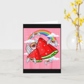 Weirore Aesthetic Kawaii Watermelon Eyes Winged Ey Karte (Gelbe Blume)