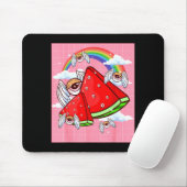Weirore Aesthetic Kawaii Watermelon Eyes Winged Ey Mousepad (Mit Mouse)