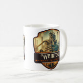 Weirton, West Virginia | VINTAG Kaffeetasse (VorderseiteRechts)