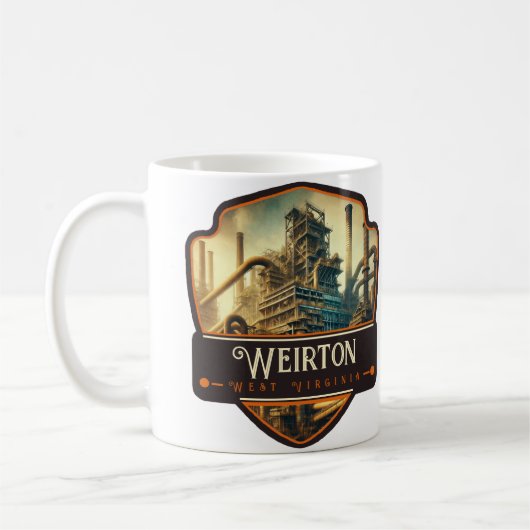 Weirton, West Virginia | VINTAG Kaffeetasse (Links)