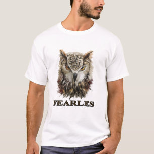 Weise Blick Eule T-Shirt 🦉