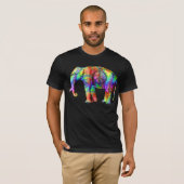 Weise cooles man versah Shirt mit Seiten (Vorne ganz)