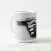 Weise den Weg viktorianische Hand Kaffeetasse (Vorderseite Links)