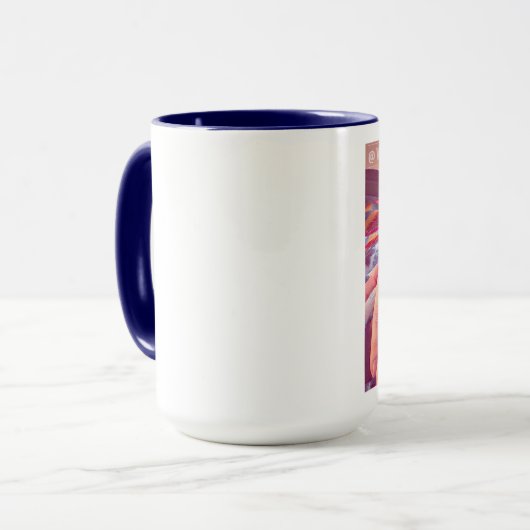 Weise der Katzen-Tasse über die Tatze des Mitleids Tasse (Vorderseite Links)