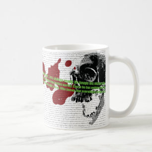 Weise der Kriegersgedichtverpackung herum Kaffeetasse