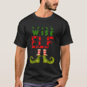Weise Elf Funny Group Matching Familie Pajamas für T-Shirt (Vorderseite)
