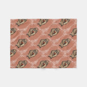 Weise Eule Fleecedecke (Vorderseite (Horizontal))