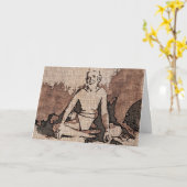 Weise Gruß-Karte Karte (Gelbe Blume)