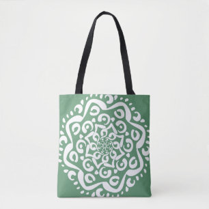 Weise Mandala Tasche