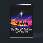 Weise Männer aus der Vintagezeit suchen ihn immer  Karte<br><div class="desc">Vintage Weise Männer suchen ihn immer noch Jesus Glaube 3 Könige</div>