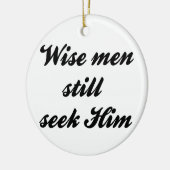 Weise Männer Keramik Ornament (Links)