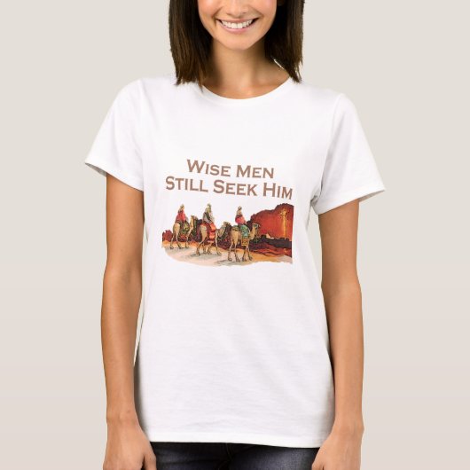 Weise Männer suchen ihn noch, Weihnachten T-Shirt (Vorderseite)