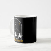 Weise Männer suchen ihn noch Weihnachtskrippe Chri Kaffeetasse (Vorderseite Links)