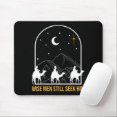 Weise Männer suchen ihn noch Weihnachtskrippe Chri Mousepad (Mit Mouse)