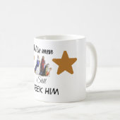 Weise Männer suchen Ihn Tasse (VorderseiteRechts)