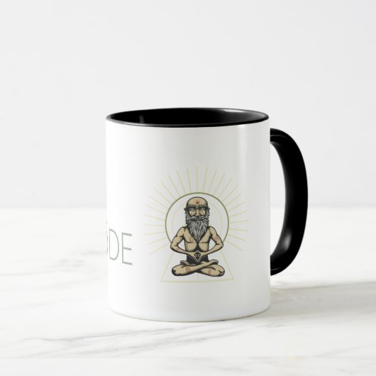 Weise Modus-Tasse (Mönch 1 - Art 2) Tasse (VorderseiteRechts)