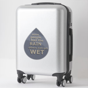 weise Sprichwort über das Leben Aufkleber