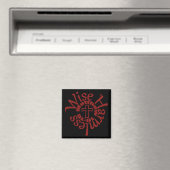 weise und harmlos - Göttliche Weisheitskripte Magnet (In Situ (Geschirrspüler))