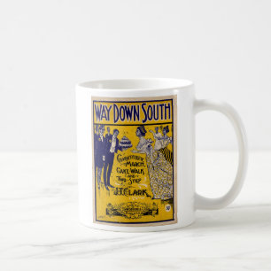 Weise unten südwärts kaffeetasse