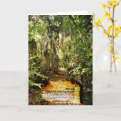 "Weise, Wahrheit und Leben " Karte (Gelbe Blume)