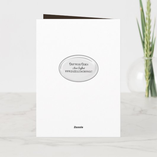 weise Worte Karte (Rückseite)