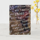 weise Worte Karte (Gelbe Blume)