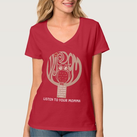 Weise Worte T-Shirt (Vorderseite)